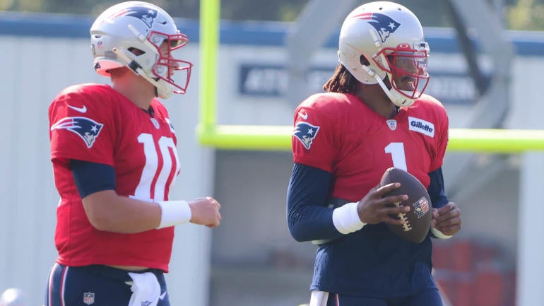 New England Patriots Vs. New York Giants Duel Practice